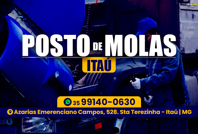 Banner POSTO DE MOLAS ITAÚ